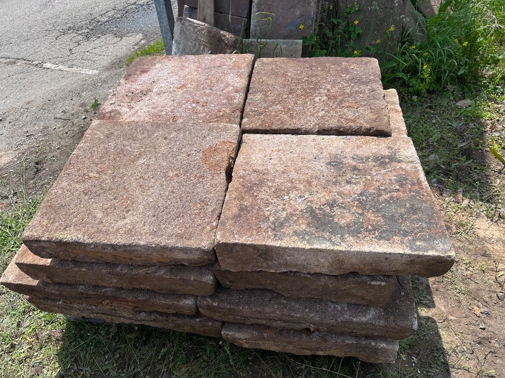 stará kamenná dlažba zápražáky 8 m2 - 5