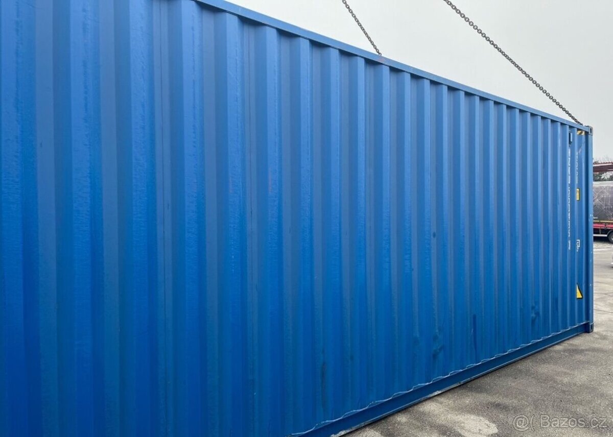 Lodní kontejner 40HC modrá barva - DODÁNÍ ZDARMA - 5