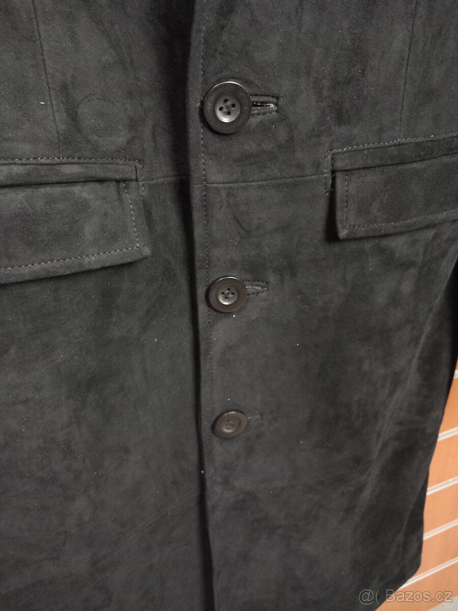 Kožený semišový kabát 2KS nový,záruka 2 roky - 5