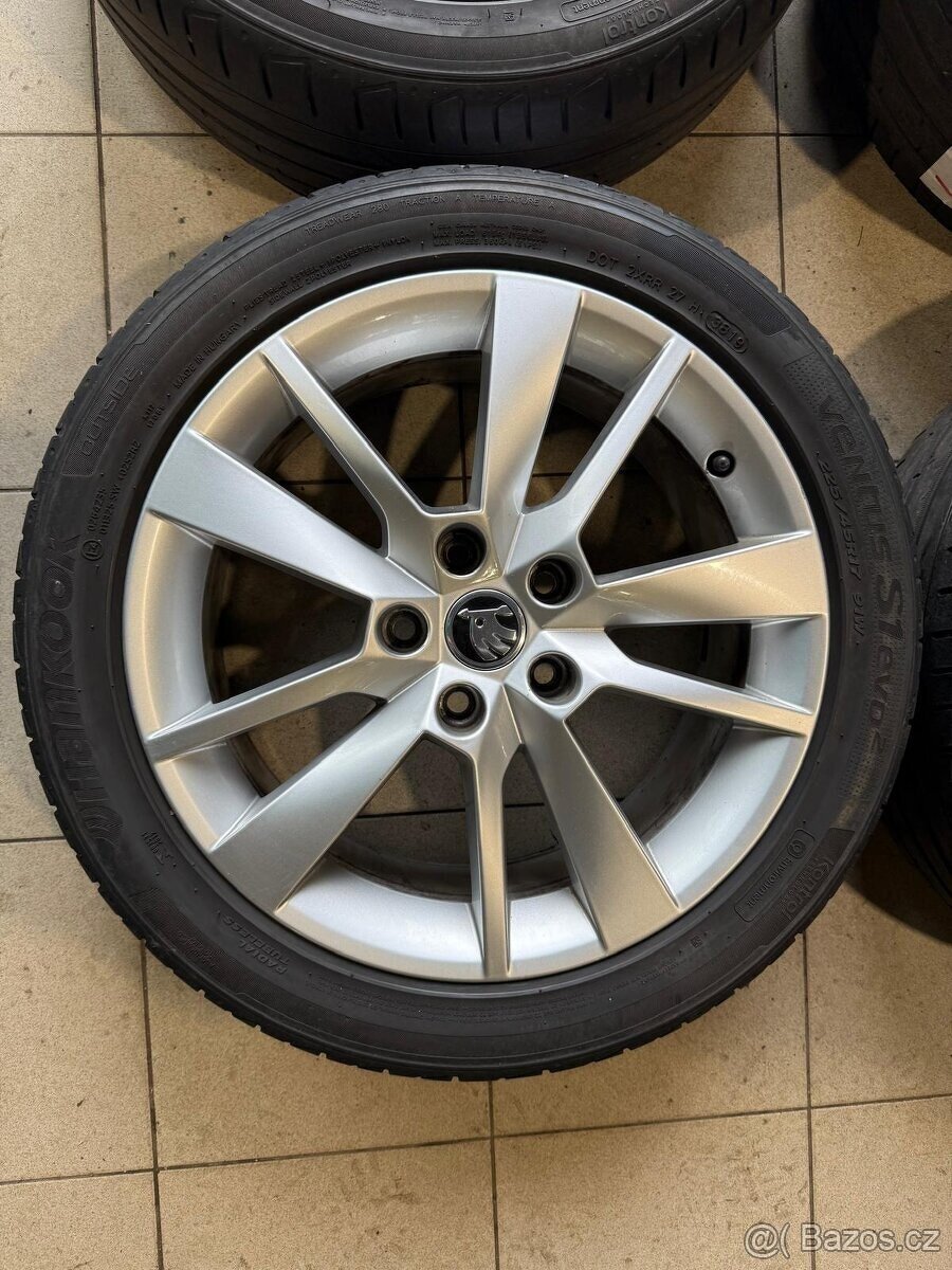 Alu kola TRIUS R17 5x112 ET49 + letní pneu 225/45 R17 - 5