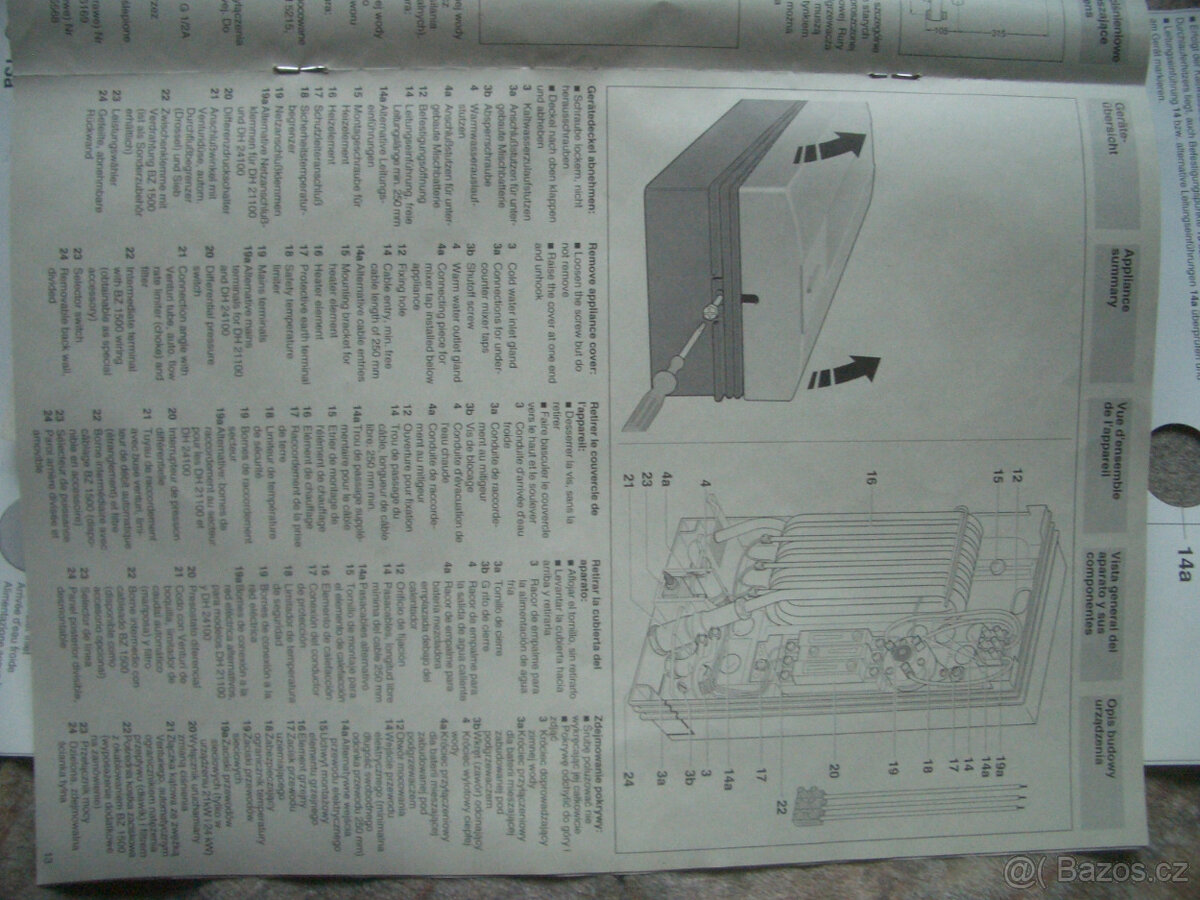 3 fázový průtokový ohřívač Siemens řady DH 2400 (24kW) - 5