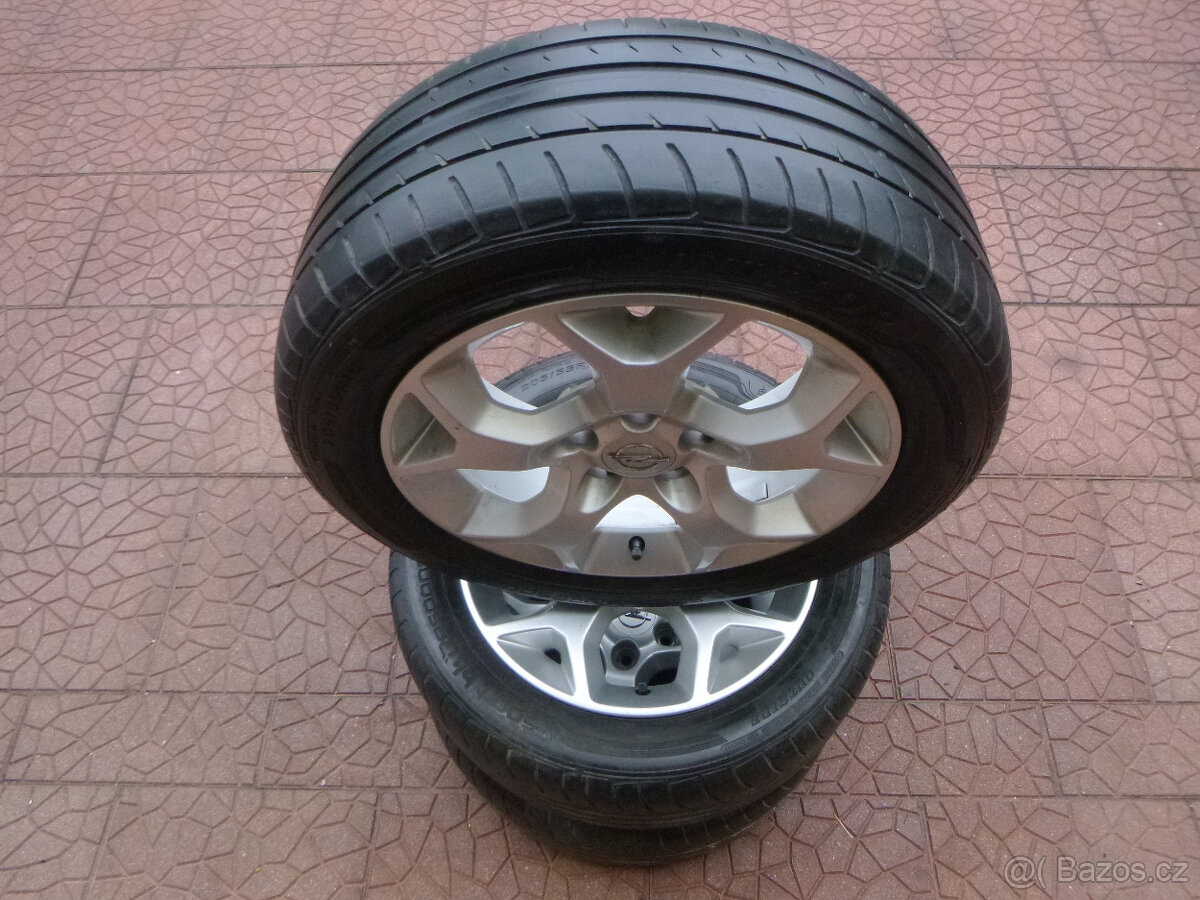 Letní alu sada disky - originál Opel GM 5x110 6,5Jx16 ET37 - 5