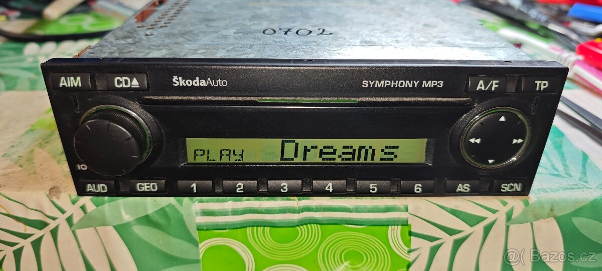 Originální autorádio Skoda Symphony CD MP3 - 5