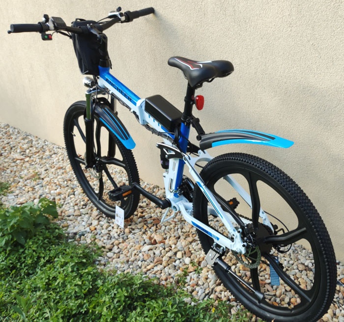 Celoodpružené skládací elektrokolo ANCHEER 250W ALU rám - 5