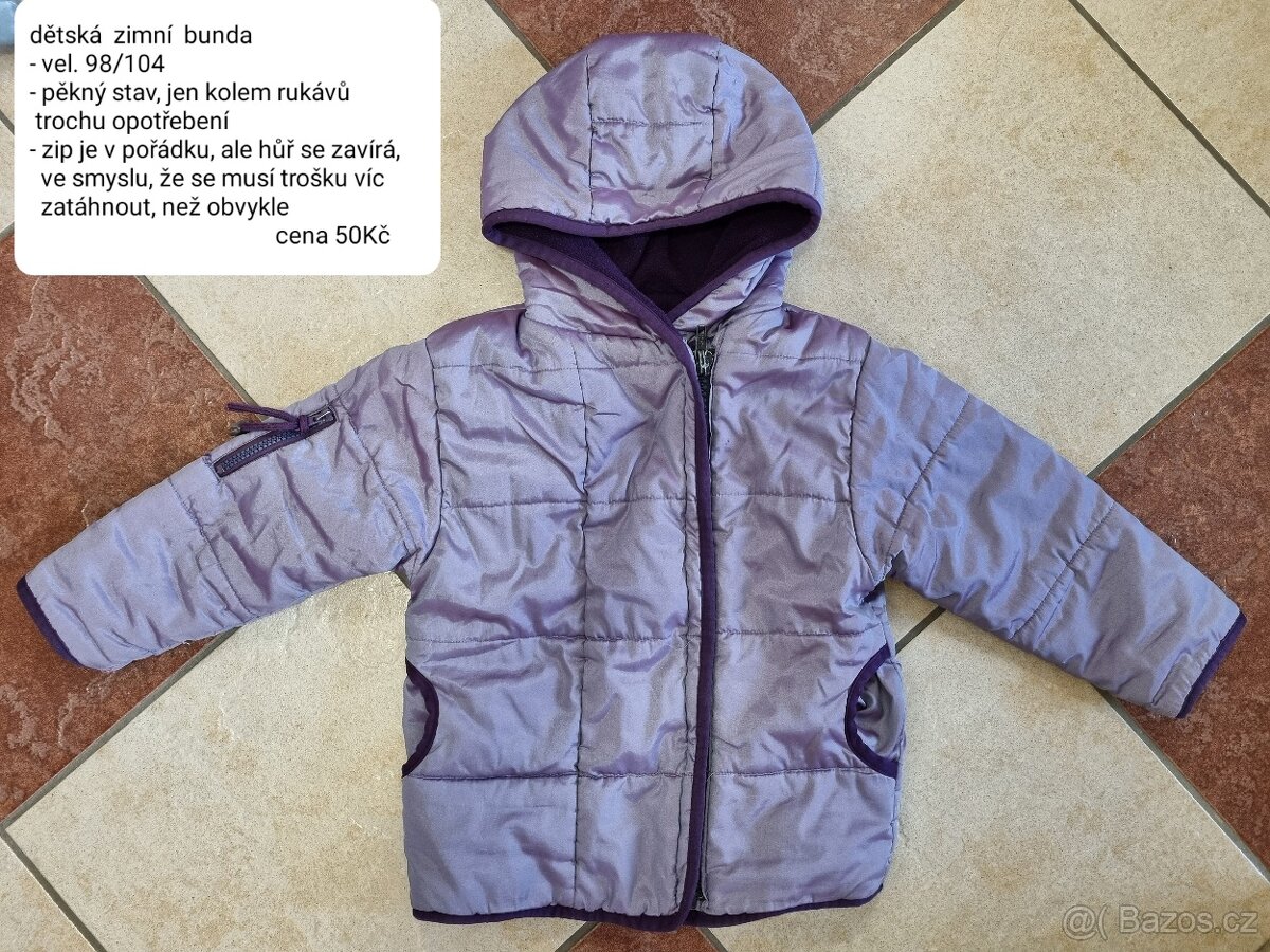 Zimní obleceni vel.98/104/110 - 5