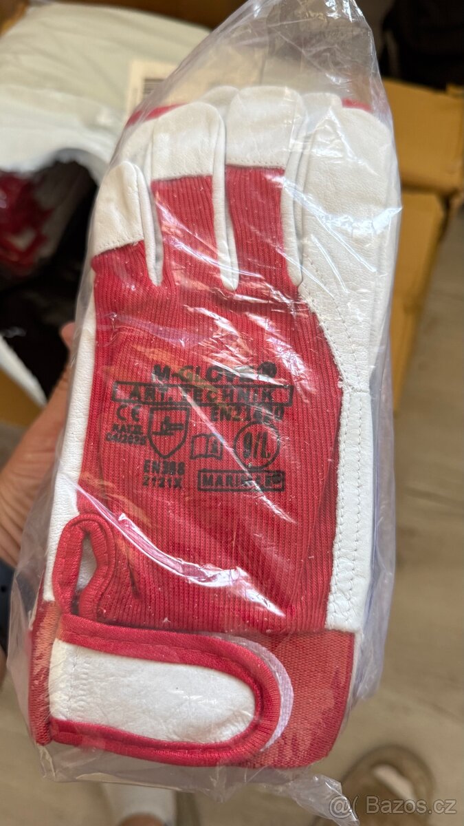 Pracovní rukavice kožené 9 / L - 5