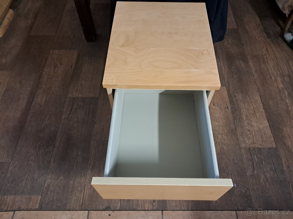 Ikea komoda noční stolek Malm bříza 2 zásuvky - 5