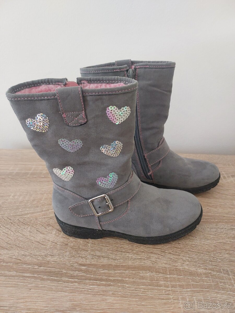 Dívčí kozačky - vel.30 - 5