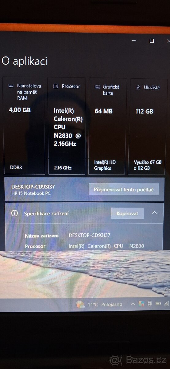 Notebook HP 15 - 5