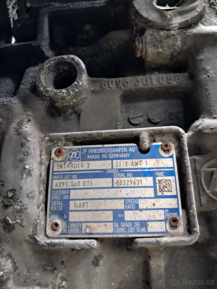 MAN TGX převodovka ZF - 5