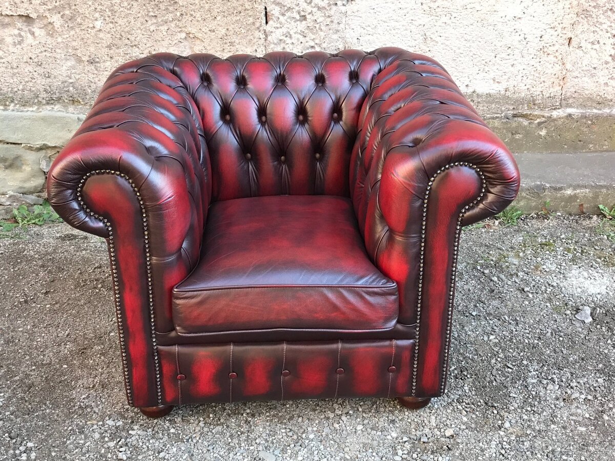 Chesterfield Anglický Originál Nový - 5