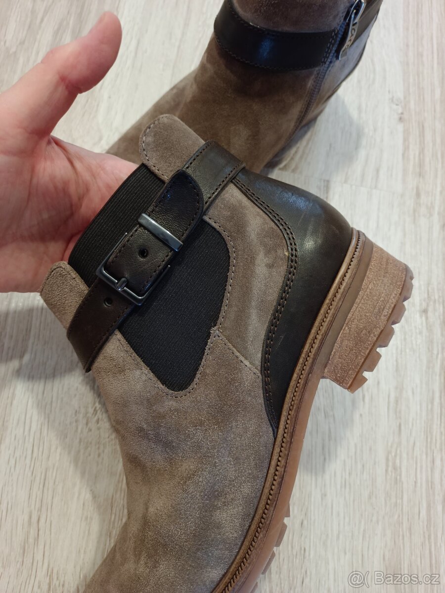 Dámské zimní kožené boty Ara, nenošené - 5