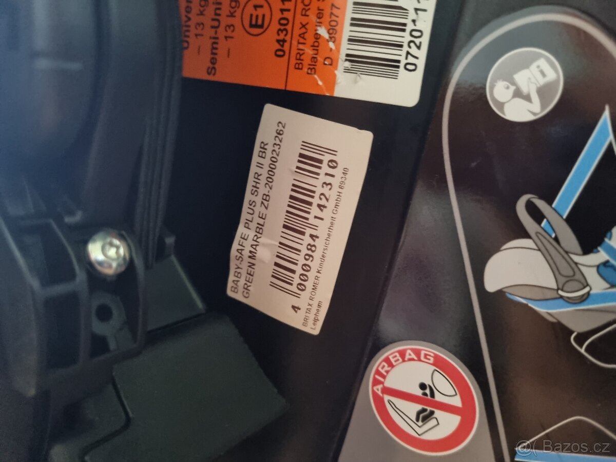 Autosedačka Britax Römer BABY-SAFE PLUS fix - 5