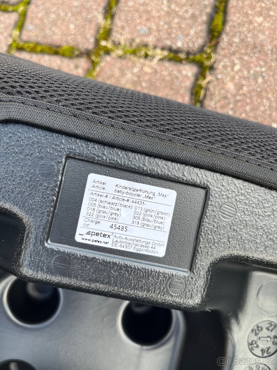 Podsedák do auta Junior MAX 15-36kg, šedý - 5