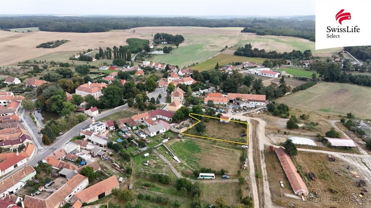 Prodej stavebního pozemku 1858 m2, Hostim - 5