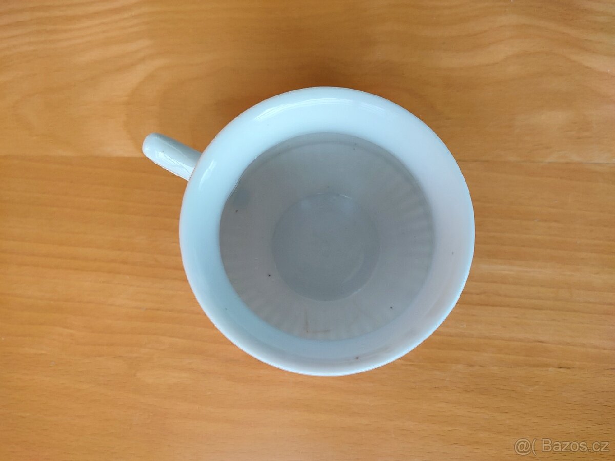 STARÝ PORCELÁNOVÝ HRNEK, MUŠLAK. - 5