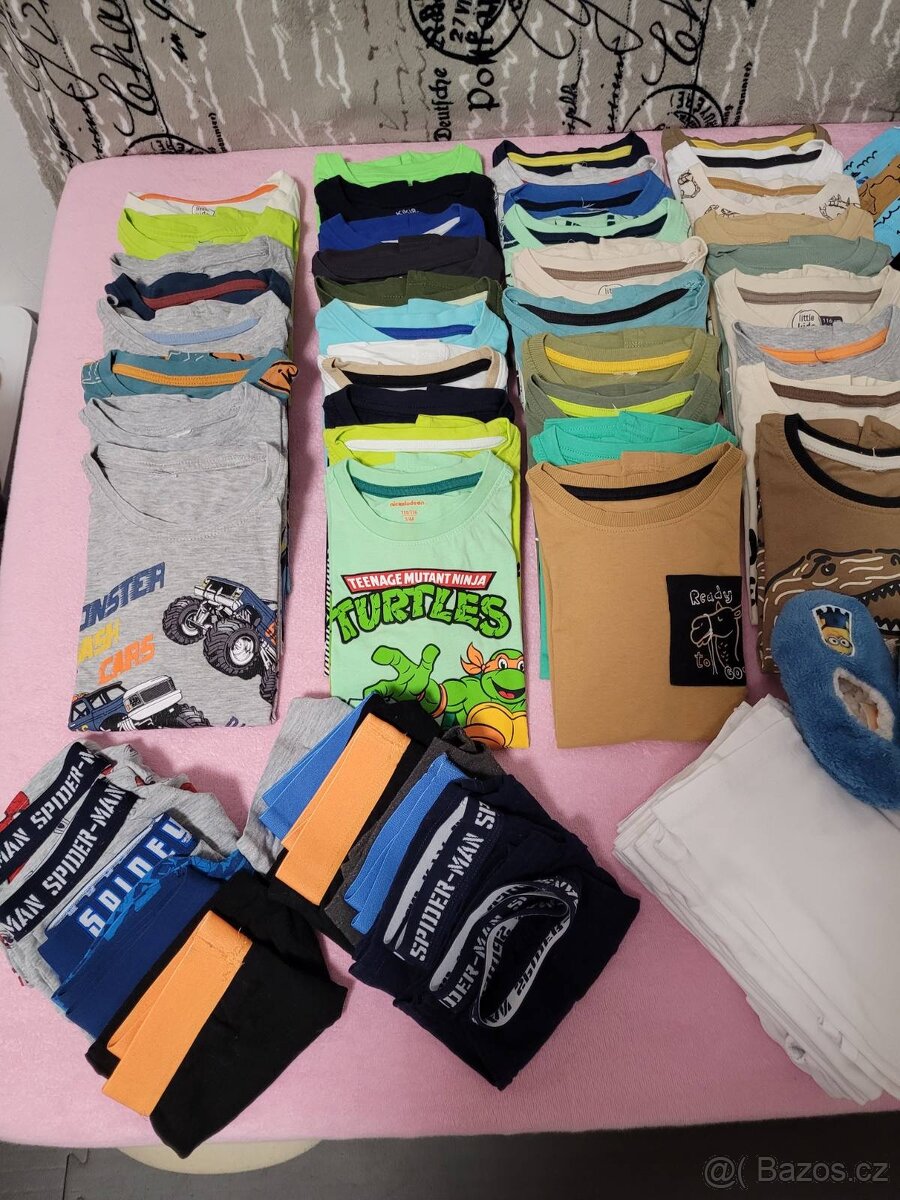 Chalpecké oblečení 2-3 roky 80 ks+ boty 26 vel. - 5