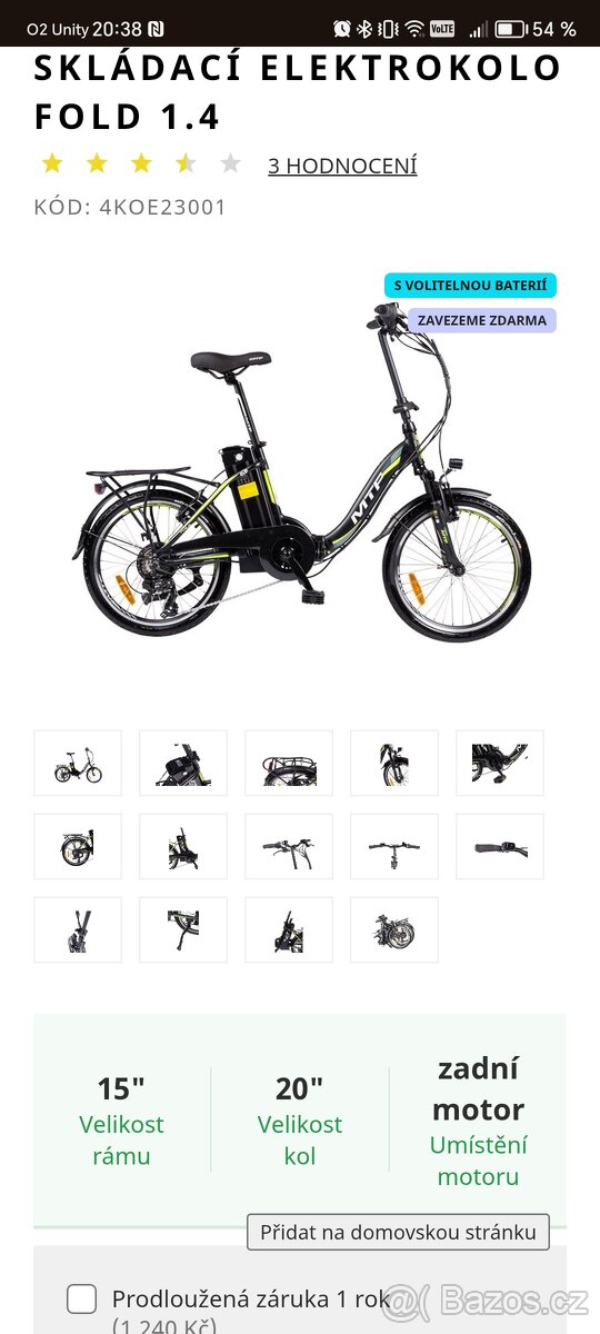 Skládací elektrokolo Fold 1.4 - 5