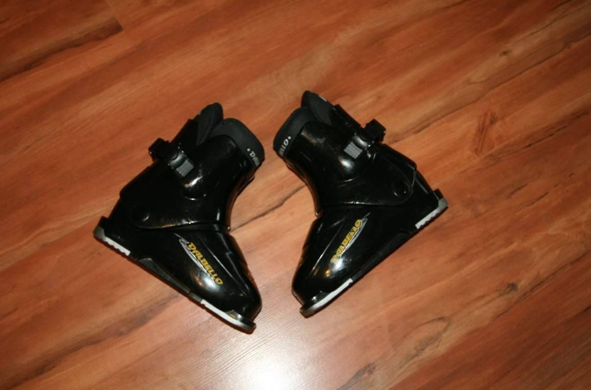 lyže Dynamic 90 cm , lyžáky salomon - 5