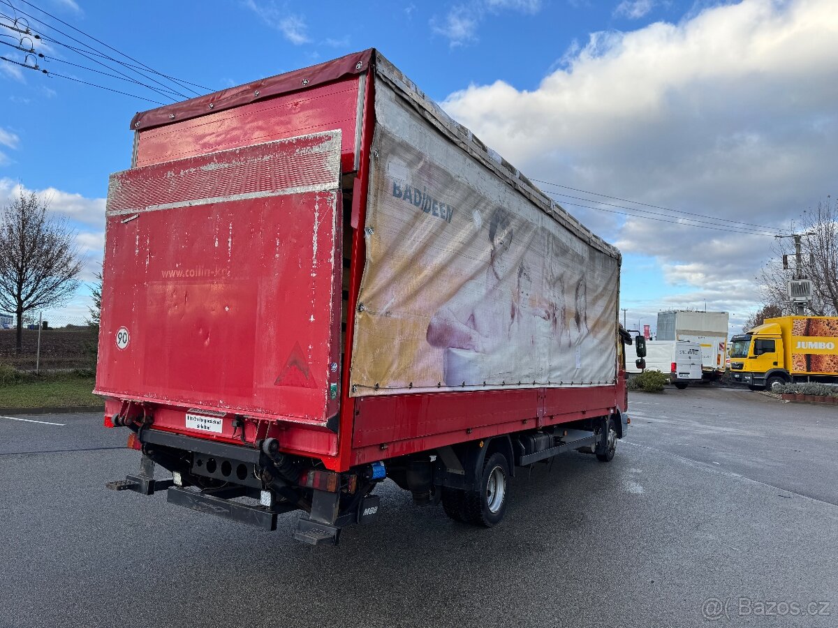 MAN TGL 8.180, valník s plachtou,čelo - 5