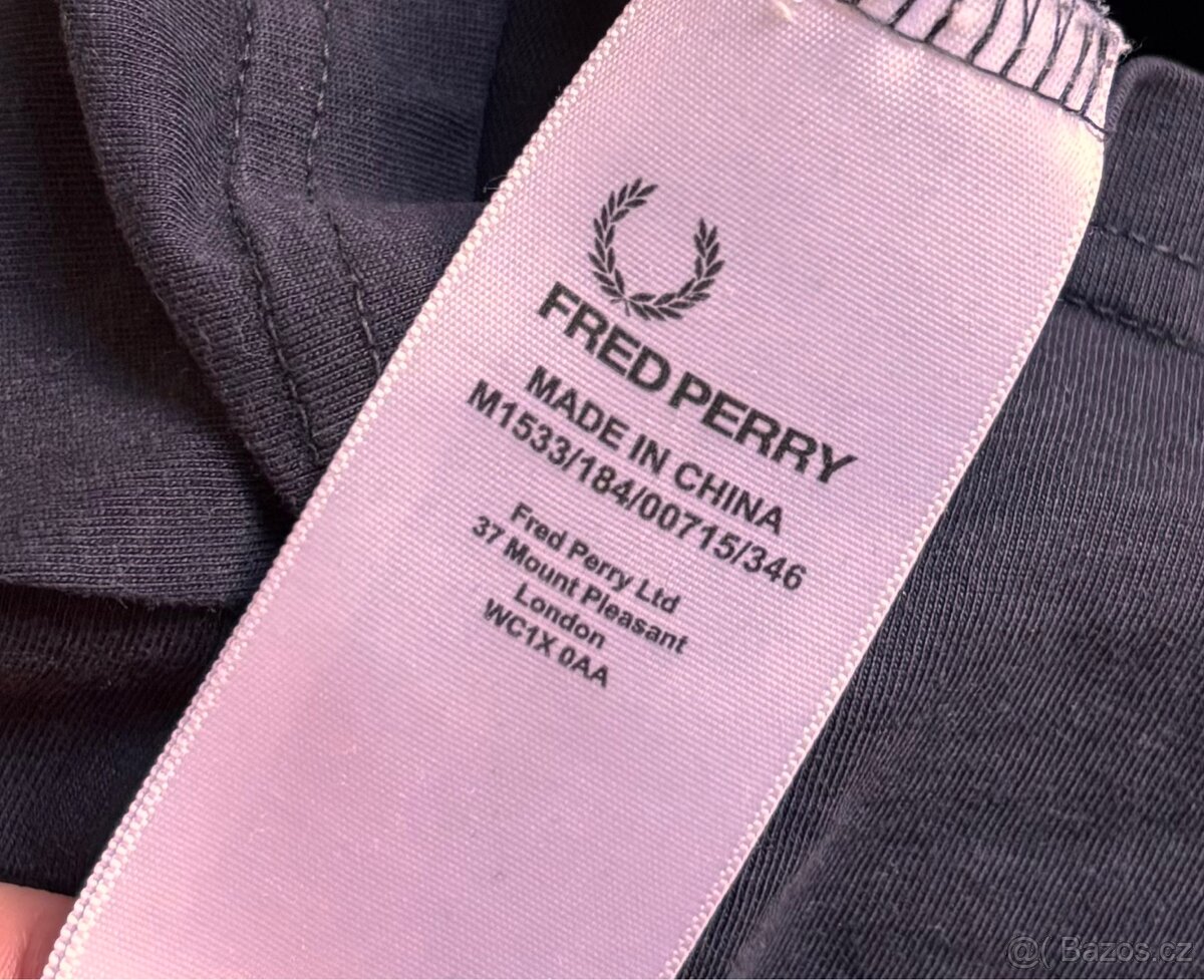 Krásné pánské tričko Fred Perry vel.M - 5