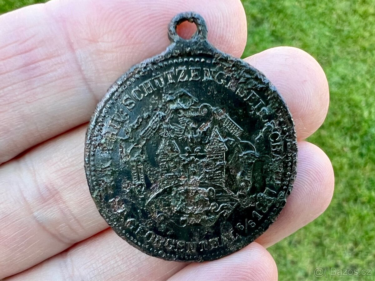 JIŘETÍN POD JEDLOVOU, KRÁSNÁ LÍPA - MEDAILE, STŘELCI, HASIČI - 5