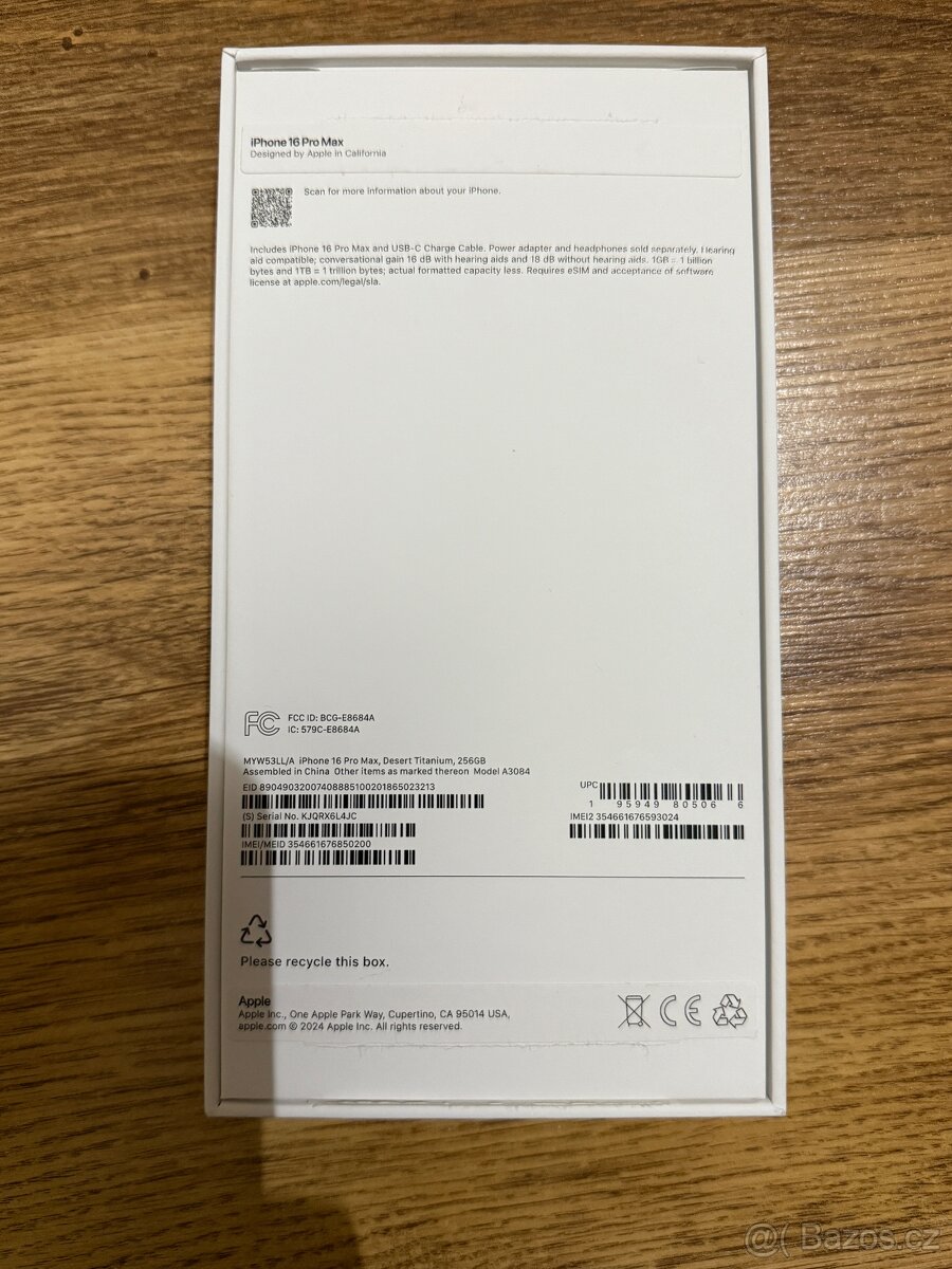 PREDÁM - iPhone 16 Pro Max 256GB - 5