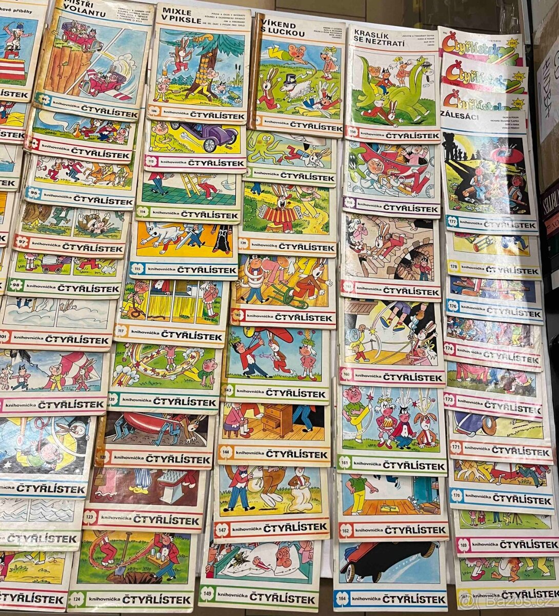 Staré komiksy časopisy Čtyřlístek 80 kusů - 5