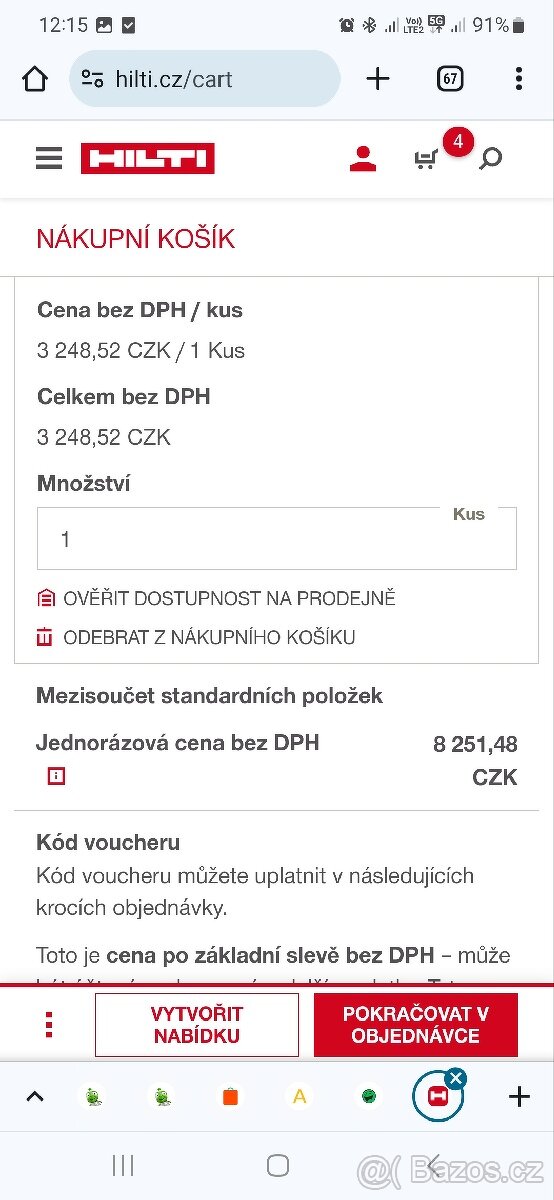 Hilti AKUMULÁTOROVÝ ŠROUBOVÁK SF 2-A12 - 5