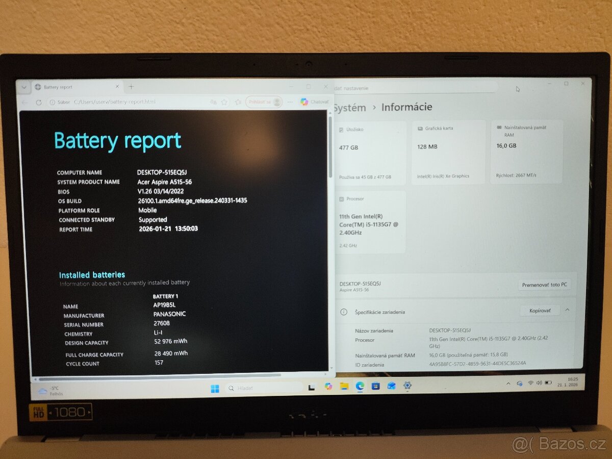 Acer Aspire i5 | 16GB | 512GB SSD - 5