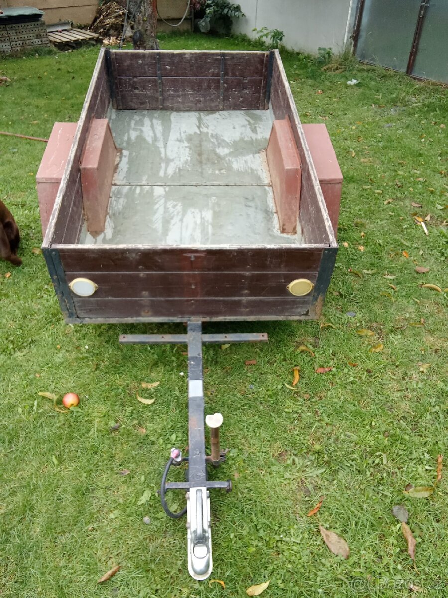 Vozík za auto KPZ 240 s přídavnou korbou - 5