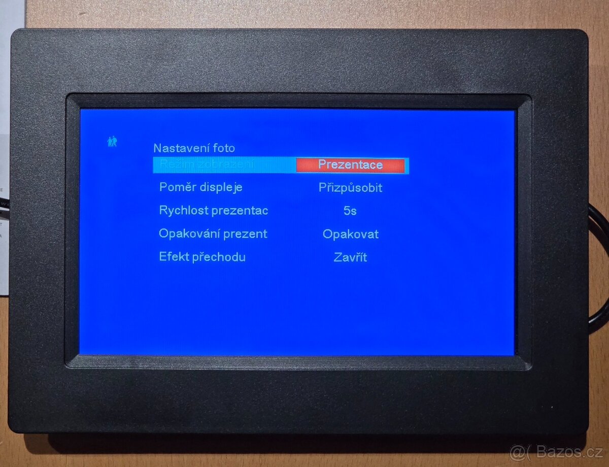 SENCOR SDF 733 W digitální fotorámeček černý - 5