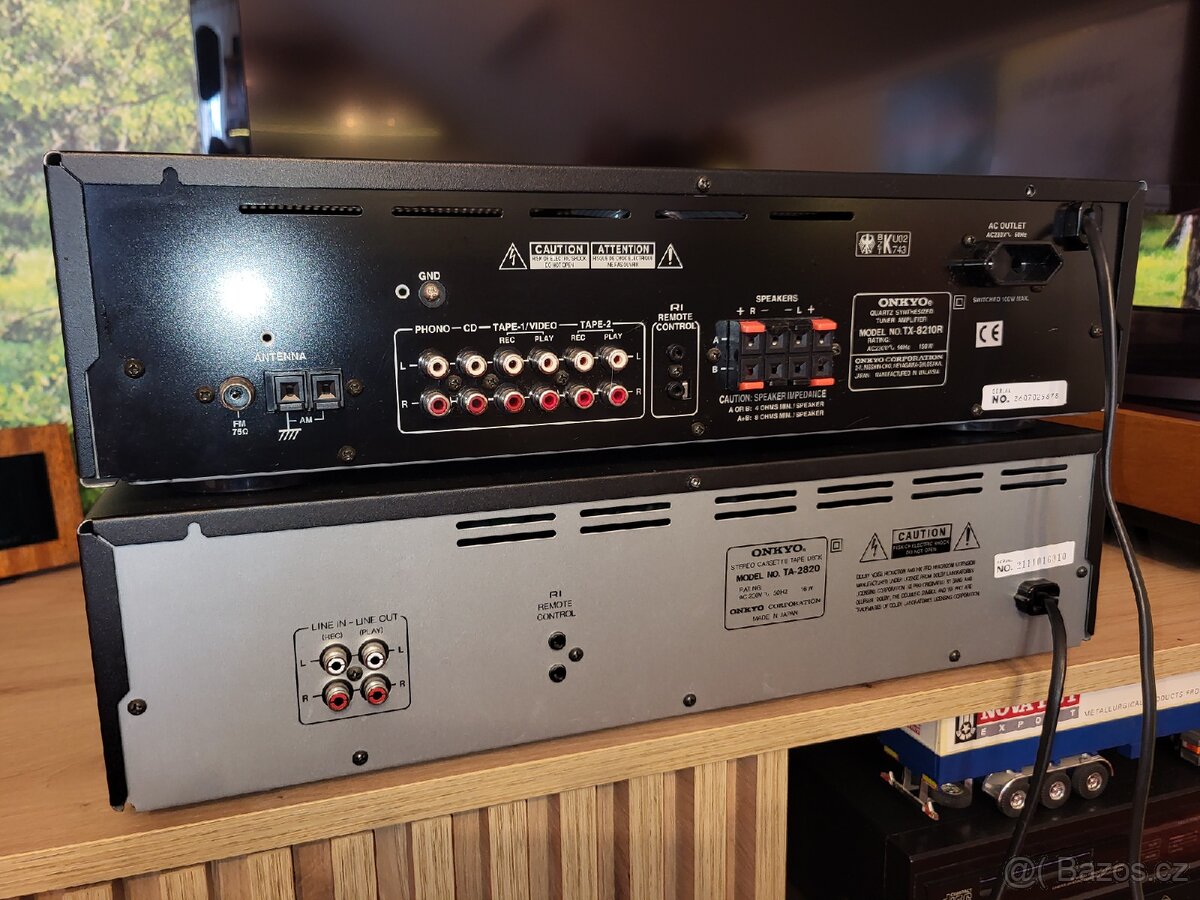 ONKYO reciever + tape deck - 5