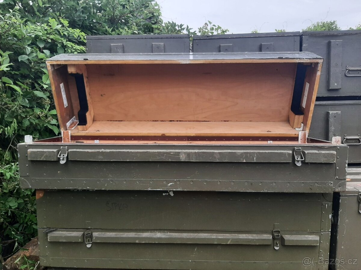 Prodám vojenské dřevěné bedny - 5