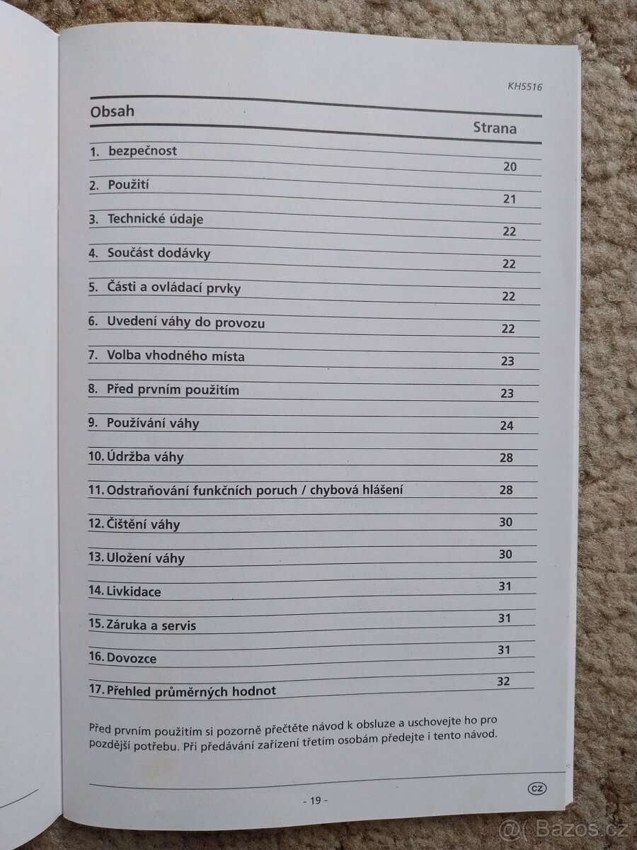 Osobní digitální váha - 5