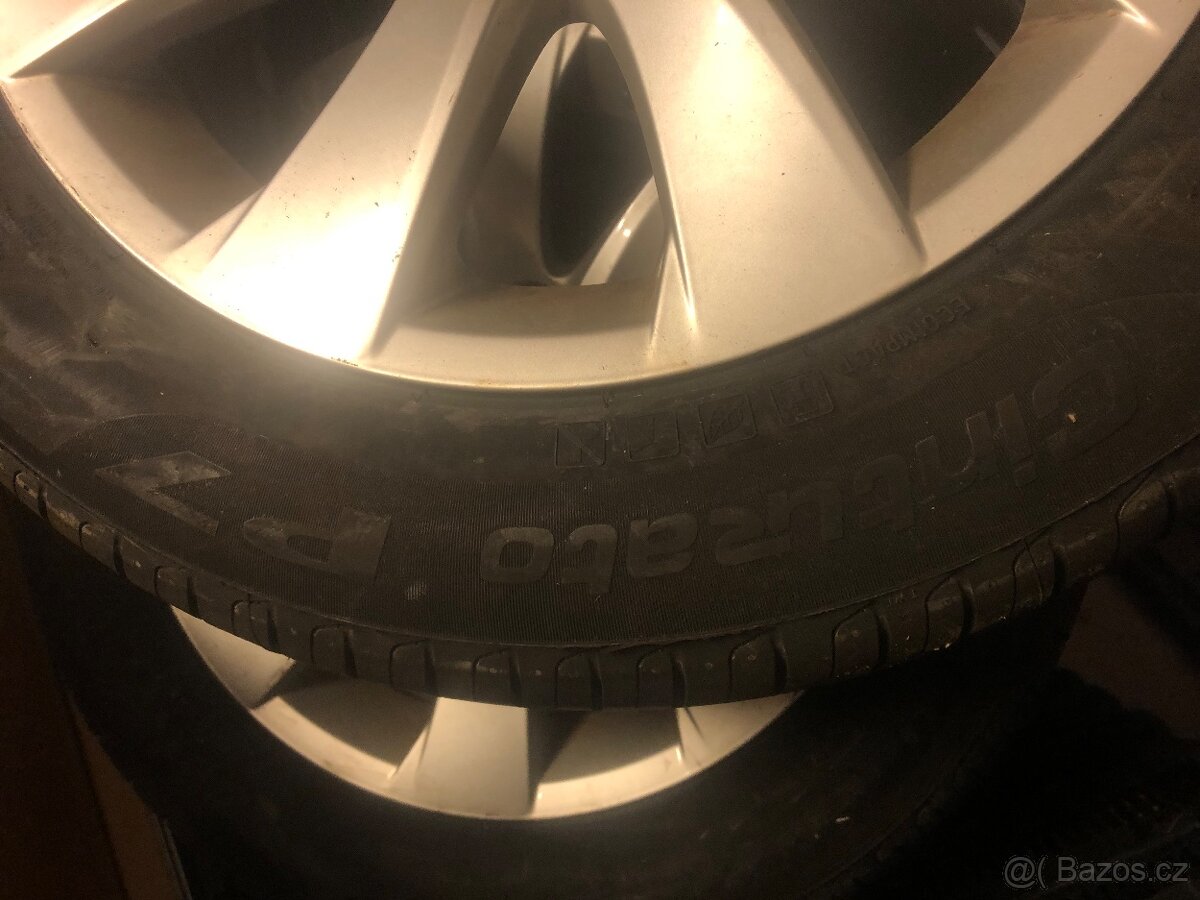 Pneumatiky + hliníkové disky na C4 4 kusy - 5