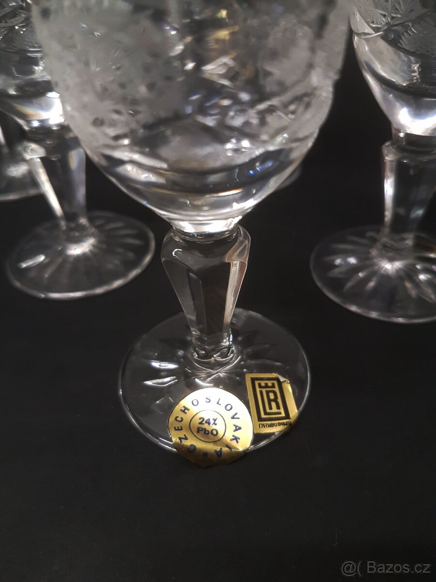 Broušené sklenice 6ks - 5