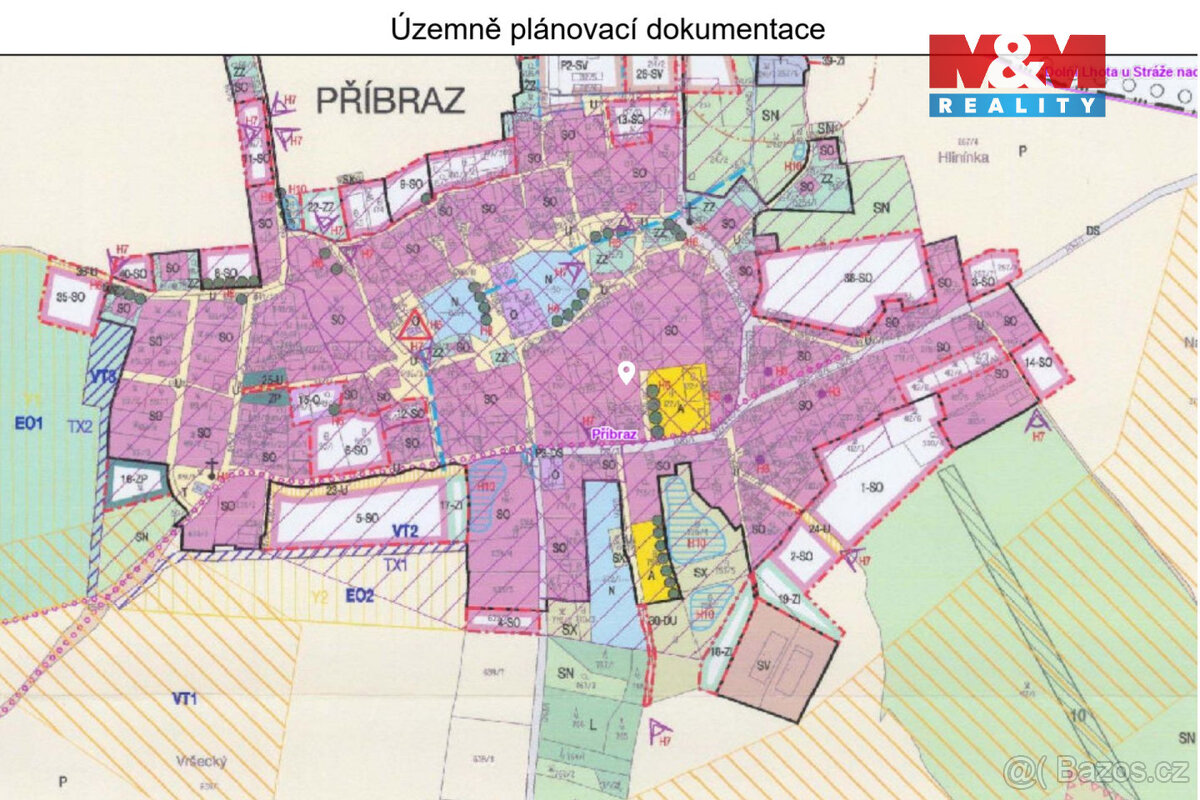 Prodej pozemku k bydlení, 1115 m², Příbraz - 5