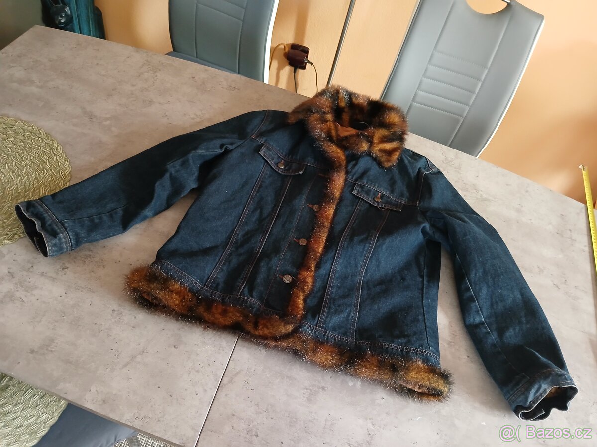 Podzimní dámská džínová bunda TCM vel.42/44 - 5