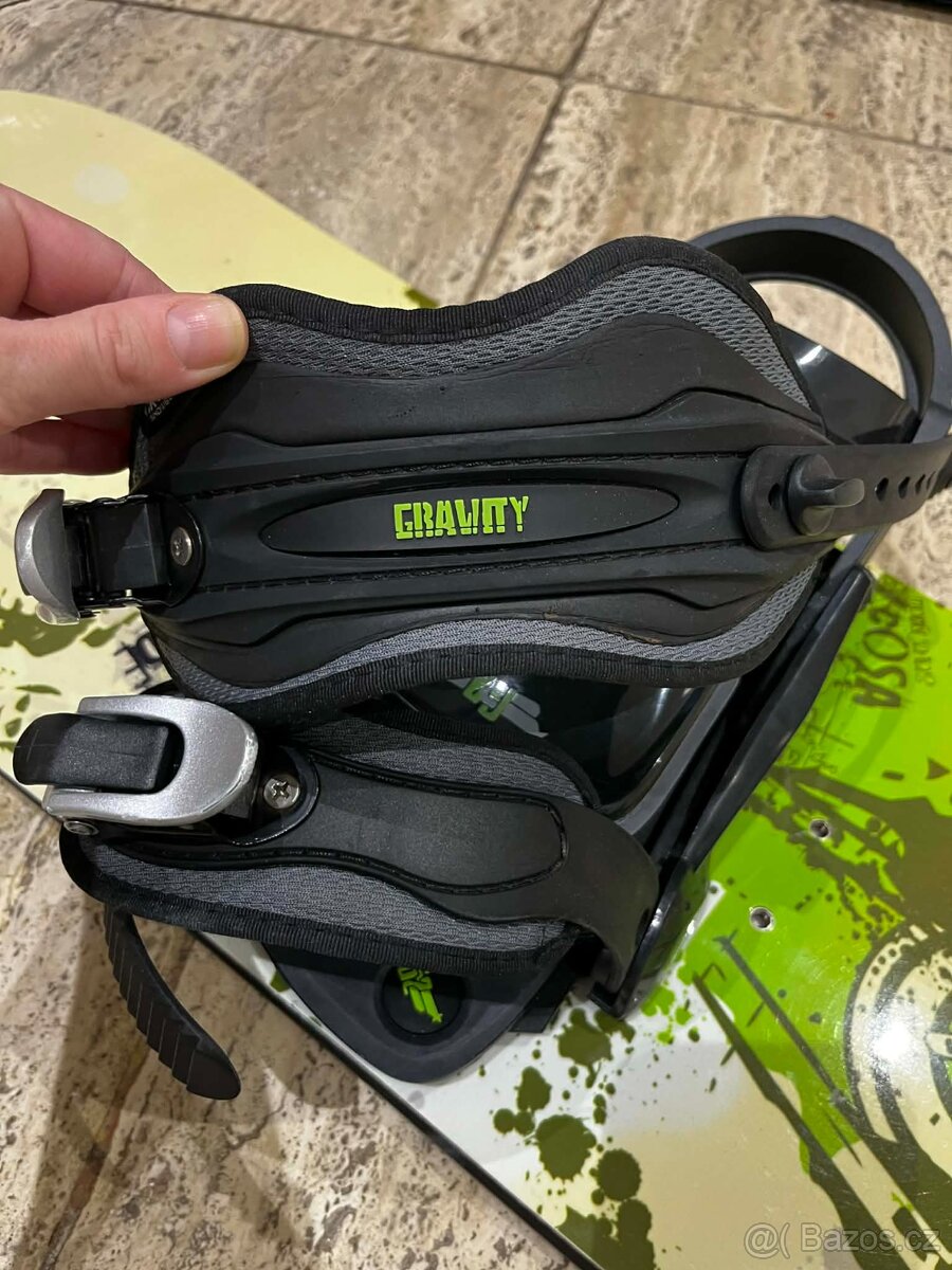Snowboard Gravity 160 cm komplet - 5