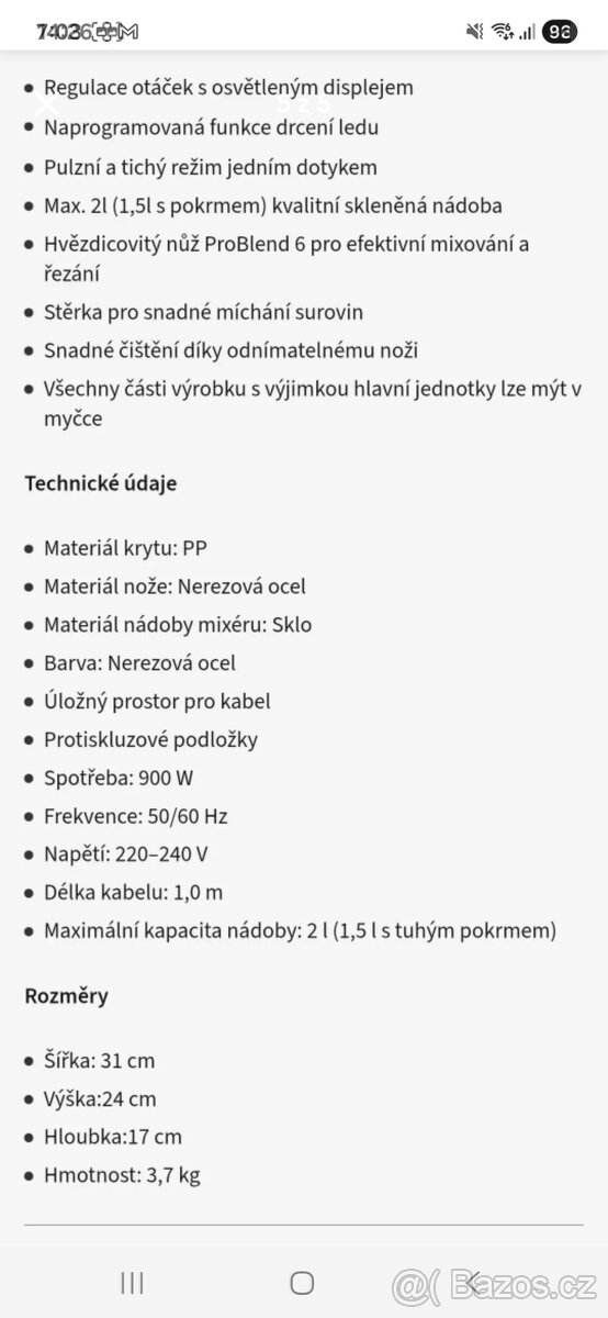 Stolní Mixer Philips nerezovy - 5