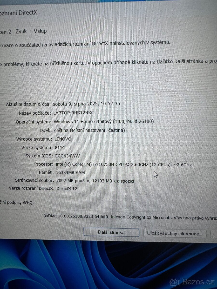 Herní notebook Lenovo Gaming - 5