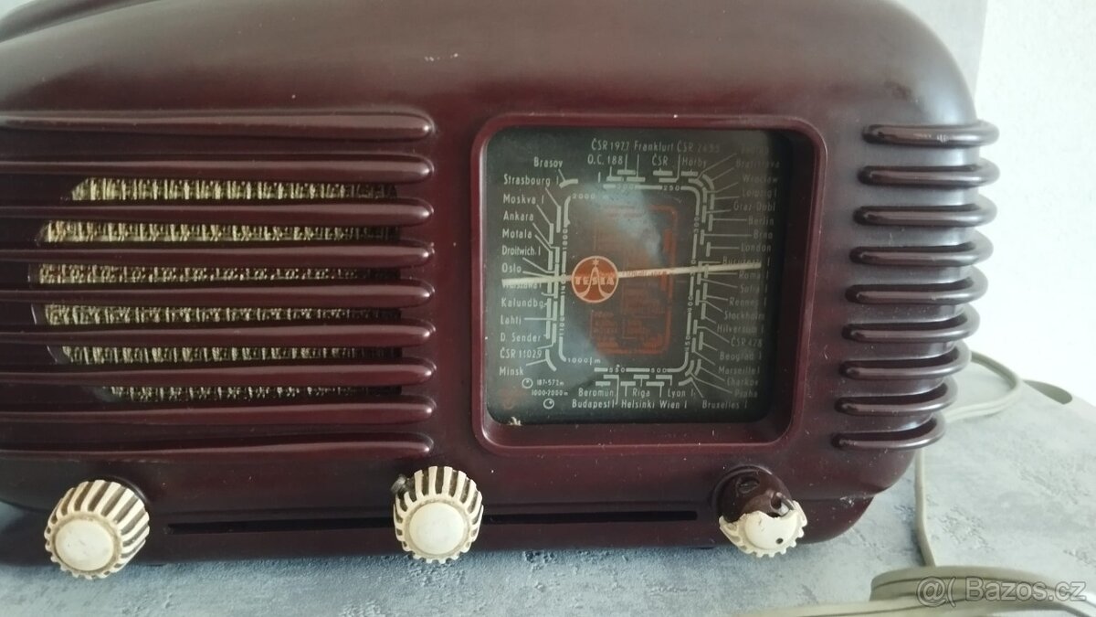 Staré bakelitové rádio TALISMAN - 5