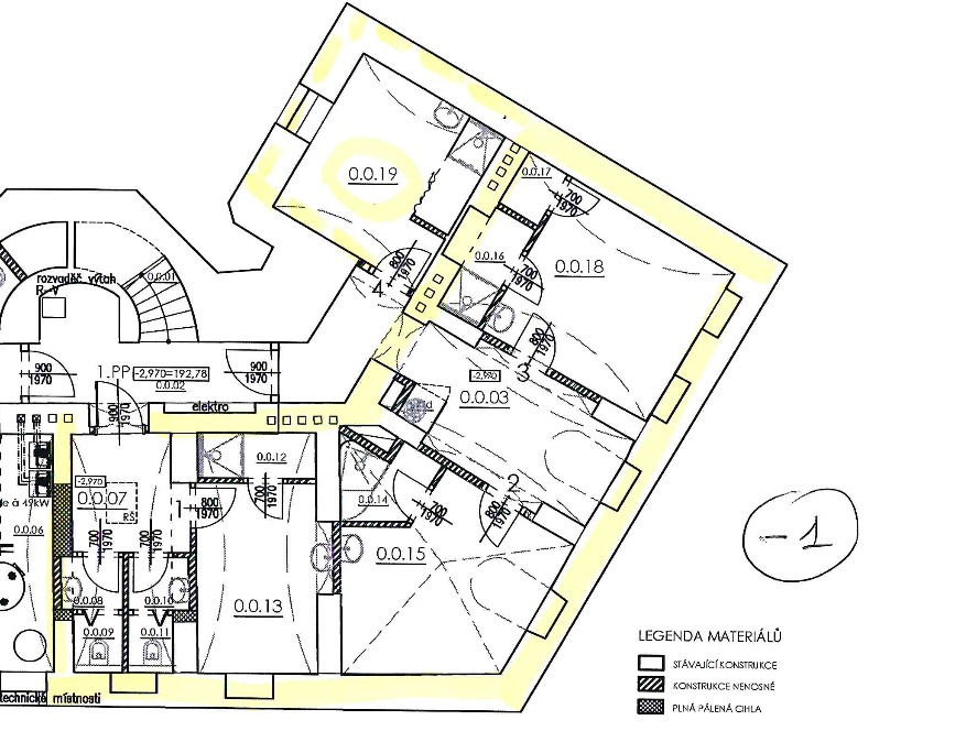 Pronájem nebytových prostor 60m2, Oldřichova, Nusle, Praha 2 - 5