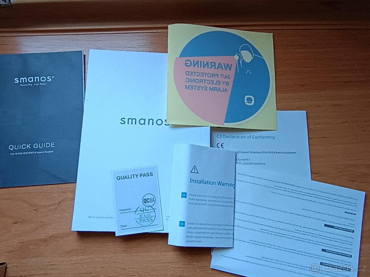 Smanos W100 bezdrátový alarmový systém - 5