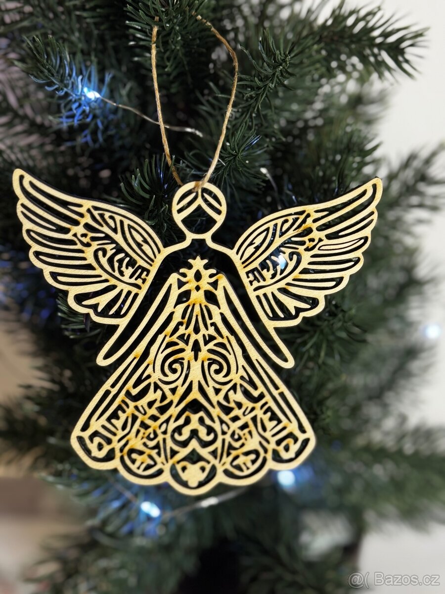 Vánoční dekorace - andílci - 5