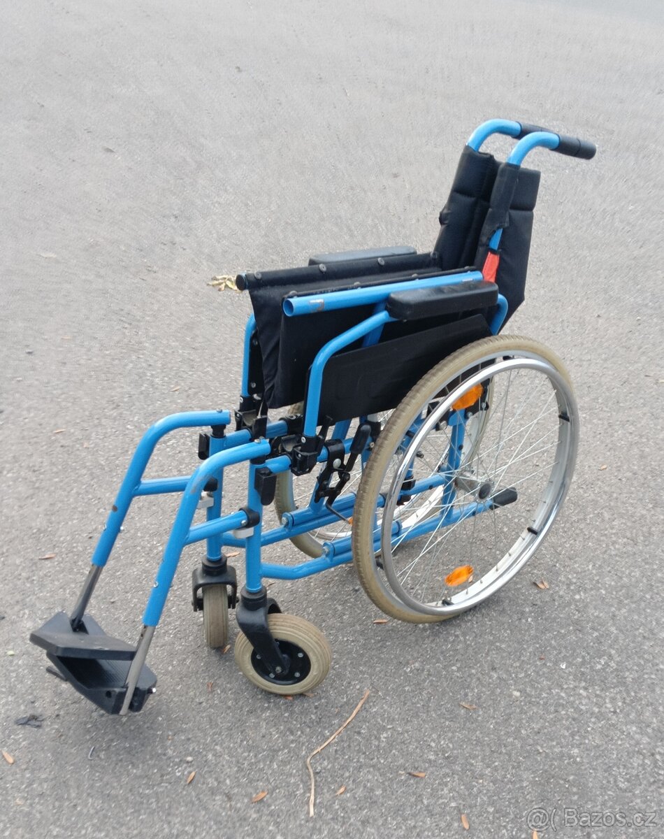 Invalidní vozík Wibu Dietz šířka sedu 47cm Modra - 5