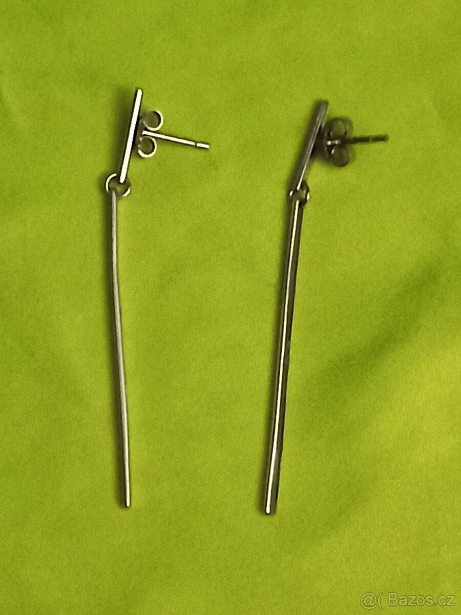 Stříbrné náušnice - 5