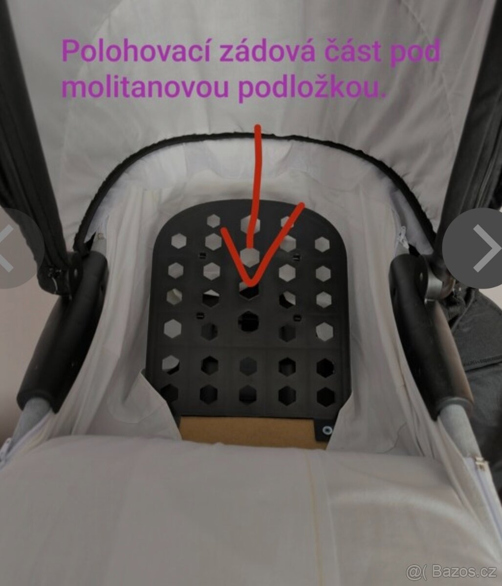 Velmi pěkný hl.kočárek(možno + zimní fusak+ rukávník) - 5