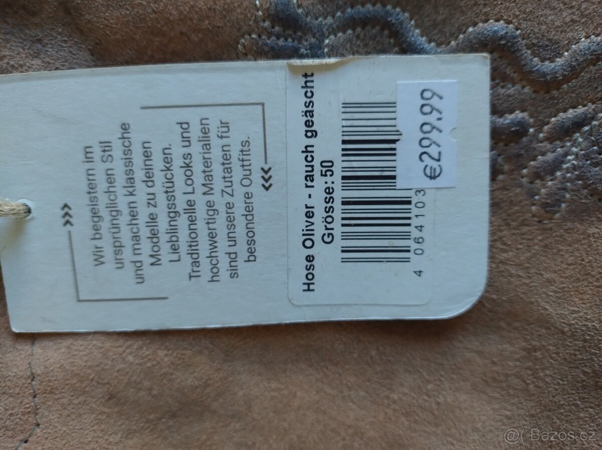 Kožené krojové kalhoty - 5